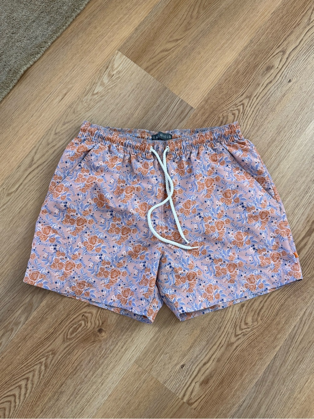 Far Afield Paisley Swim Trunks